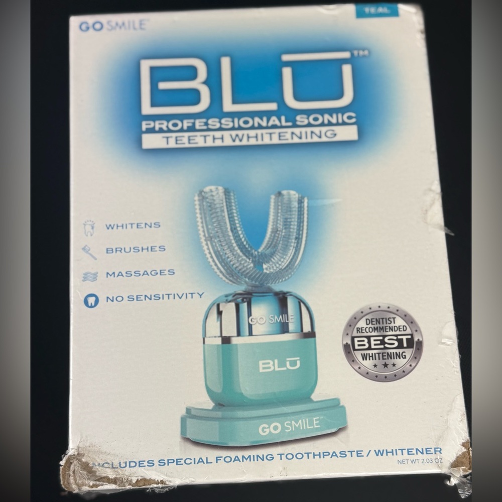 BLU Professional Sonic Teeth Whitening Device - Blue